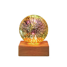 Load image into Gallery viewer, USB 3D Firework Crystals Ball Night Light
