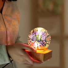 Load image into Gallery viewer, USB 3D Firework Crystals Ball Night Light
