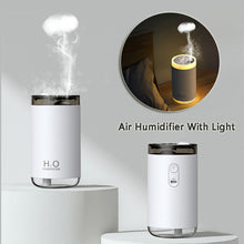 Load image into Gallery viewer, New Creative Smoke Ring Jellyfish Humidifier USB Diffuser Warm Night Light
