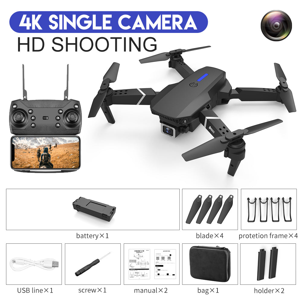 E88 Drone 4K HD Dual Camera